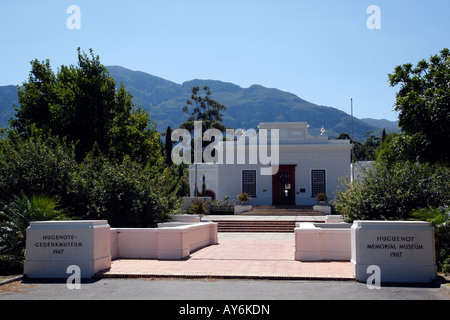 Eingang zu den hugenottischen Memorial Museum Franschhoek Winelands westlichen Kapprovinz in Südafrika Stockfoto