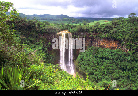 Südwesten 'Black River District' 'Chamarel Wasserfall' Stockfoto