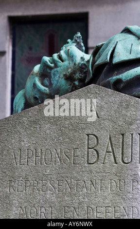 Grab von Alphonse Baudin Stockfoto