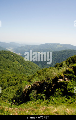 Berge der Vogesen Stockfoto