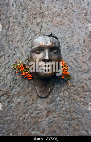 Gedenktafel für Jan Palach. Stare Mesto. Prag, Tschechische Republik Stockfoto