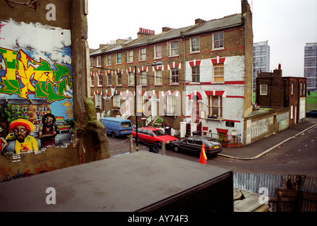 St Agnes Place Squat in Südlondon war hockte, für 30 Jahre war endlich geräumt und abgerissen im Jahr 2006 Stockfoto