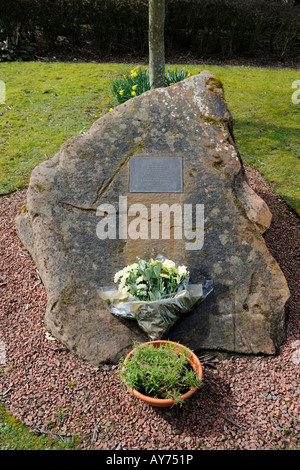 Denkmal für die Flugzeugkatastrophe von Lockerbie, 1988. Sherwood Crescent, Lockerbie, Dumfries and Galloway, Schottland. Stockfoto