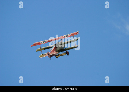 Deutsche Fokker Dr 1 WWI Kämpfer Dreidecker Stockfoto