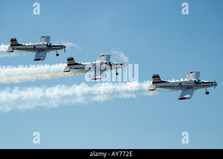 Aerial Topdressing Aerobatic Anzeige Mannschaft Cresco Fletcher Flugzeuge Stockfoto