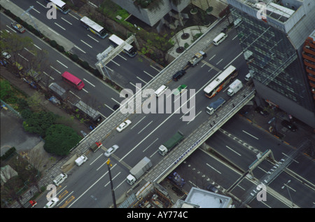 Blick vom Park Hyatt Hotel Tokio Stockfoto