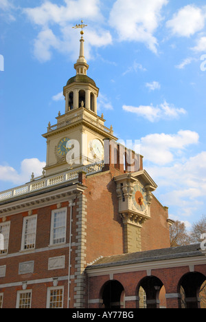 Independence Hall, im Repräsentantenhaus von Pennsylvania in Philadelphia. Stockfoto