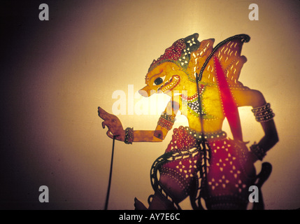 Malaysische Kultur Schatten Marionette Wayang Kulit in Kota Bahru Stockfoto