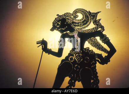 Malaysische Kultur Schatten Marionette Wayang Kulit in Kota Bahru Stockfoto