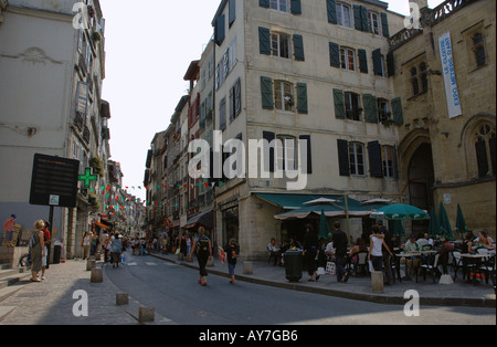 Charakteristische Ansicht von Bayonne Centre Aquitaine Südwest-Frankreich Europa Stockfoto