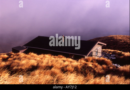 Ketetahi Hütte Tongariro National Park Nordinsel Neuseeland Stockfoto