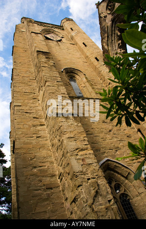 Blickte zu Dunkeld Kathedrale in Perthshire Schottland, Vereinigtes Königreich Stockfoto