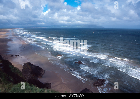 Benone Bucht Blick in der Nähe von Castlerock-Londonderry-Nordirland Stockfoto