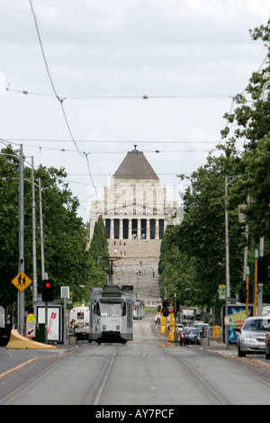 Shrine of Remembrance Melbourne Victoria Australien Stockfoto