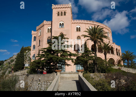 Castello Utveggio Palermo Sizilien Stockfoto