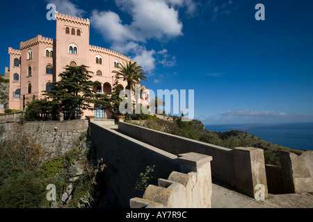 Castello Utveggio Palermo Sizilien Stockfoto