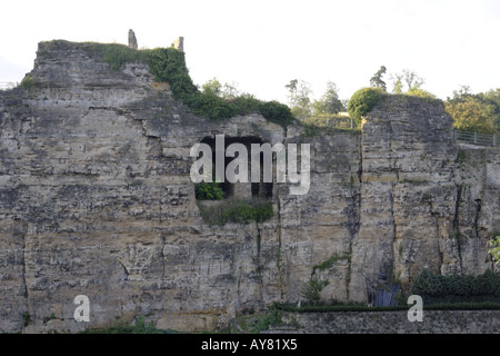 Die Bock-Kasematten Befestigungen in der Stadt Luxemburg, Großherzogtum Luxemburg Stockfoto