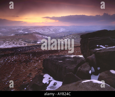 Higger Tor Peak District National Park, Derbyshire, England Stockfoto