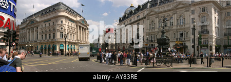 UK London Piccadilly Circus Panorama Stockfoto