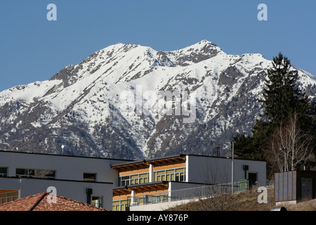 Comune di Revo in der Maddalene Mountain Bereich des Val di Non, Italien Stockfoto