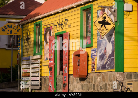 die Totem-Surfshop in Gustavia st. Barts Französisch Westindien Stockfoto