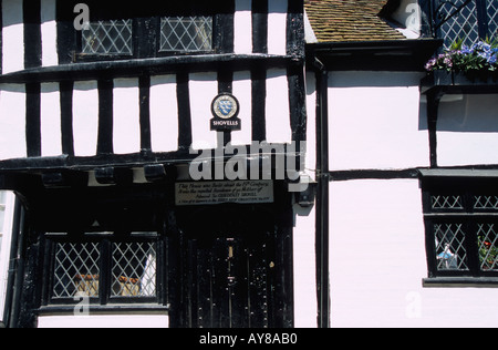 Shovells halbe mittelalterlichen Fachwerkhauses alle Heiligen Straße alte Stadt Hastings East Sussex England South Coast Großbritannien UK Stockfoto