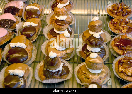 Auswahl französischer leckere patisserie Stockfoto