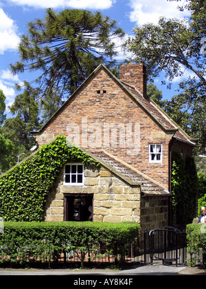 Captain Cooks Cottage Fitzroy Gardens Melbourne Victoria Australien Stockfoto