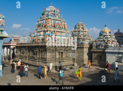 Kapaleeswarer Siva Tempel Chennai Tamil Nadu Indien Stockfoto