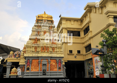 Sri Senpaga Vinayagar Hindu Tempel Singapur Stockfoto