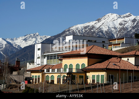 Comune di Revo in der Maddalene Mountain Bereich des Val di Non, Italien Stockfoto