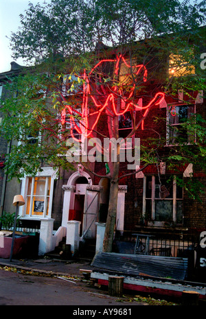 St Agnes Place Squat in Südlondon war hockte, für 30 Jahre war endlich geräumt und abgerissen im Jahr 2006 Stockfoto