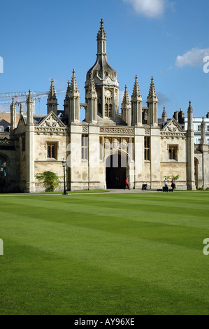 Kings College Torhaus, vor Gericht, Cambridge UK Stockfoto