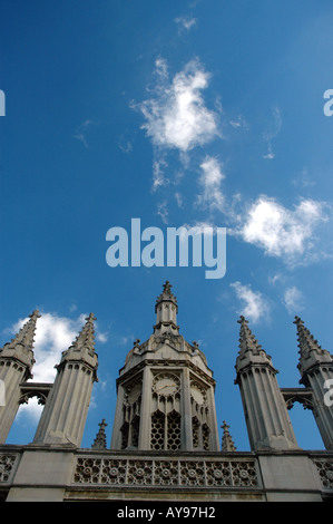 Kings College Torhaus, vor Gericht, Cambridge UK Stockfoto