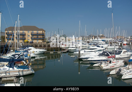 UK Hampshire Southampton Ocean Village Marina Stockfoto