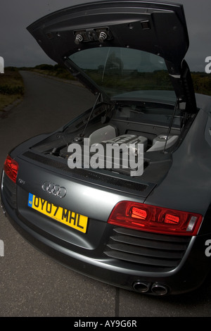 AUDI R8 SILBER 2008 Stockfoto