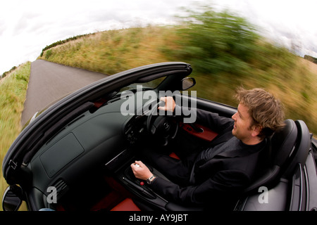 JAMES MARTIN FAHREN HONDA S 2000-2008 Stockfoto