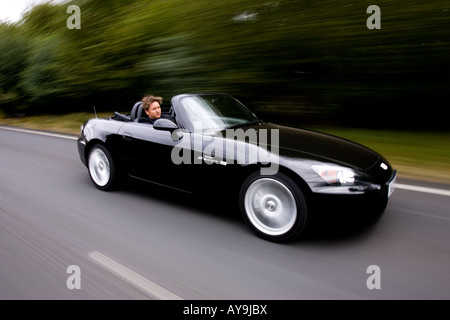 JAMES MARTIN FAHREN HONDA S 2000-2008 Stockfoto