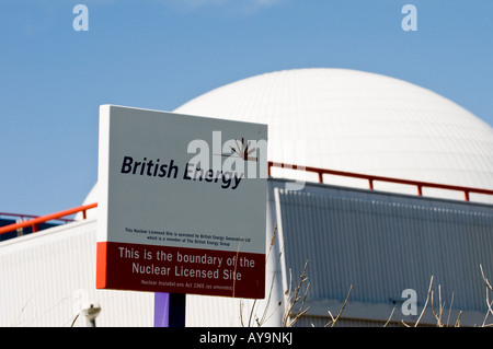 British Energy Sizewell B Kernkraftwerk Stockfoto