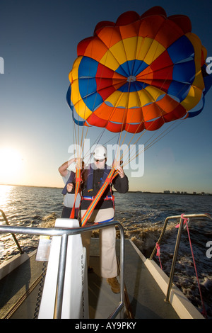 PARASAILING Stockfoto