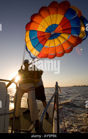 PARASAILING Stockfoto