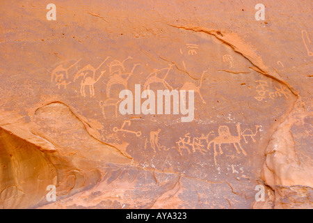 Wadi Rum Jordan Stockfoto