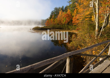 Chocorua See in New Hampshire White Mountains. Fallen. Stockfoto