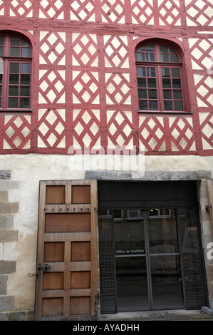 Fremdenverkehrsbüro, Rennes, Bretagne, Frankreich - Mittelalterliche Stockfoto