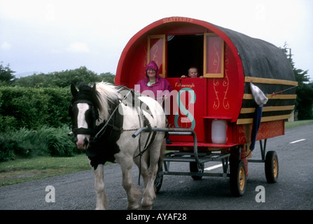 Tinker-Wagen in der Nähe von Tralee Irland Stockfoto