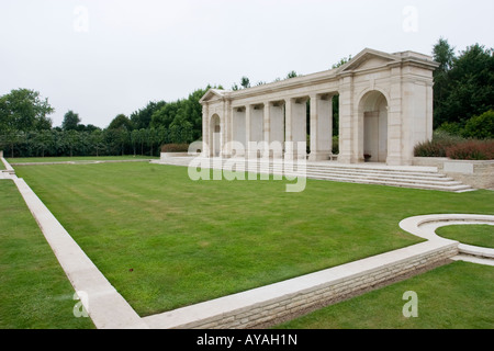 Britische Kriegerdenkmal für die gefallenen mit kein bekanntes Grab in Bayeux Frankreich Stockfoto