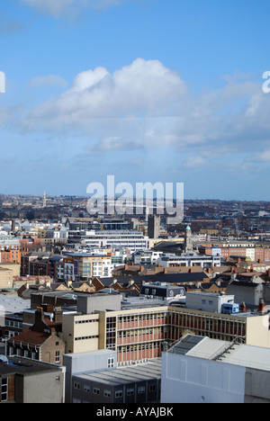 Croke Park in Ferne über Dublin Landschaft von Guinness Turm Fabriknummer 2662 Stockfoto