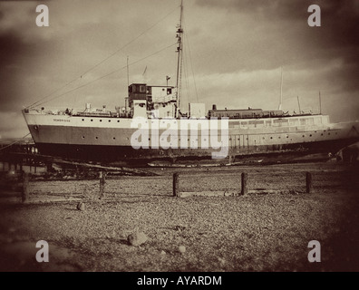 Die Bembridge Heimat Essex Yacht Club Leigh auf Meer Essex England Stockfoto