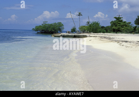 Menschenleerer Strand Stockfoto