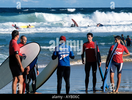 Bondi Beach-Dozent an der Surfschule Bondi Beach New South Wales Australien Stockfoto